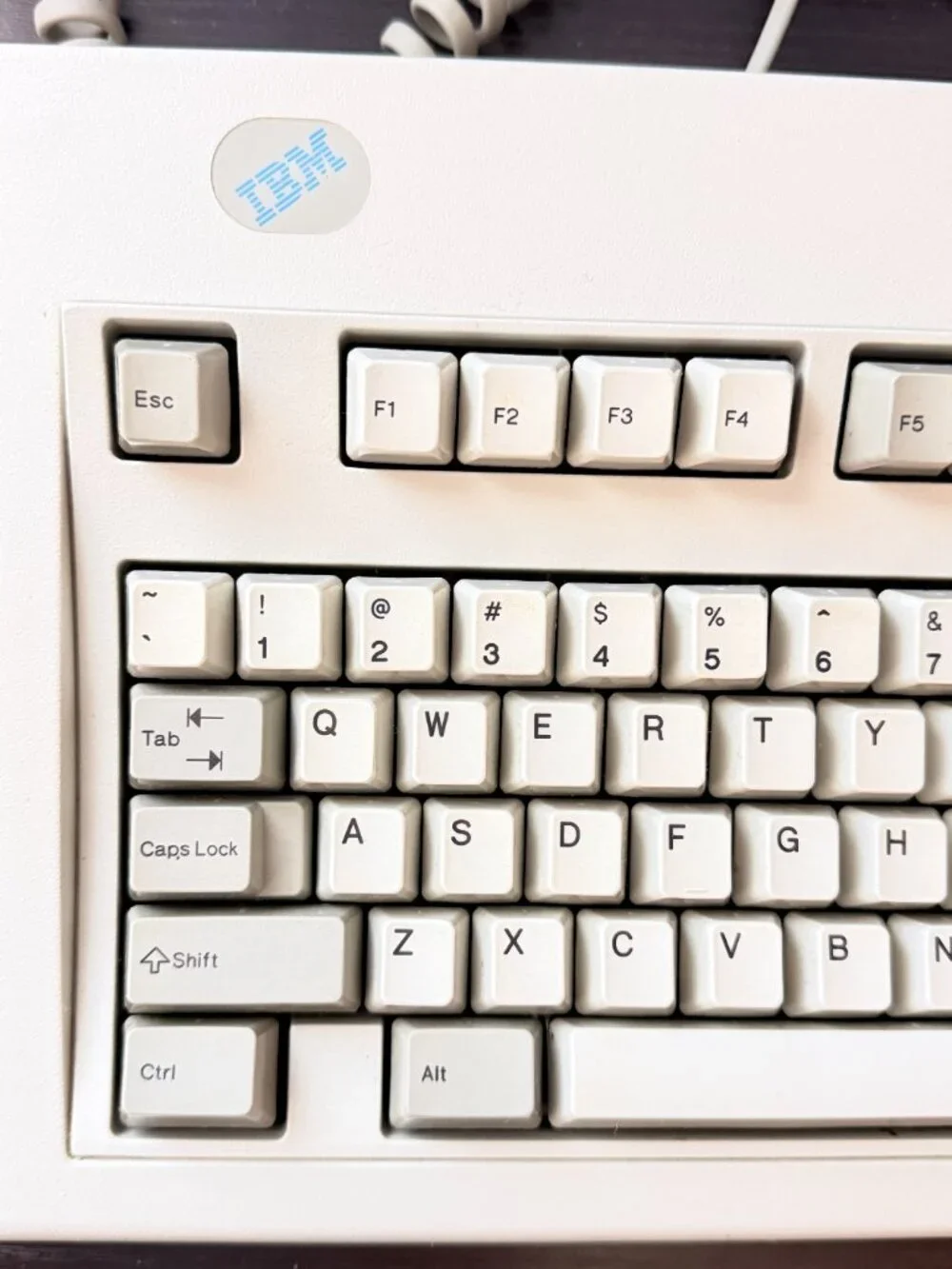 IBM model M (82G2383) Manufactured by Lexmark 08-JUL-94, Wired with Adapter